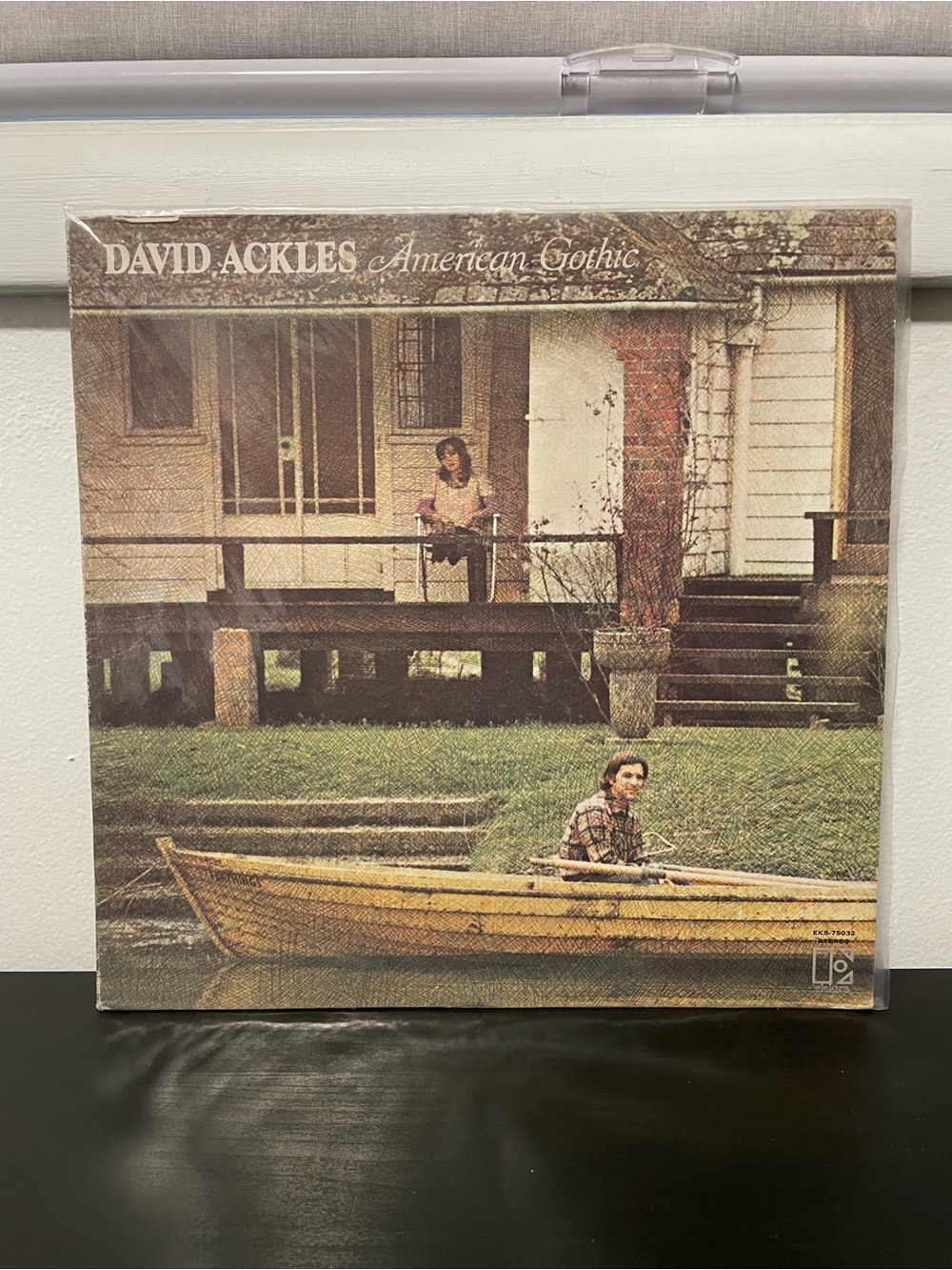 David Ackles American Gothic Vinyl LP Record w/ Plastic Sleeve Elektra 1972